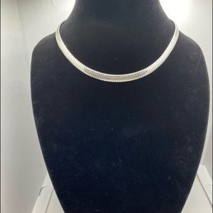 Sterling silver necklaces 1/4” wide 17” long